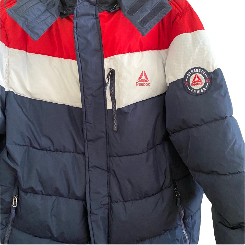 Reebok Colorblock Puffer Jacket - Picture 3 of 8